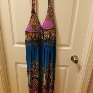 Magic Multicolored Midi Dress